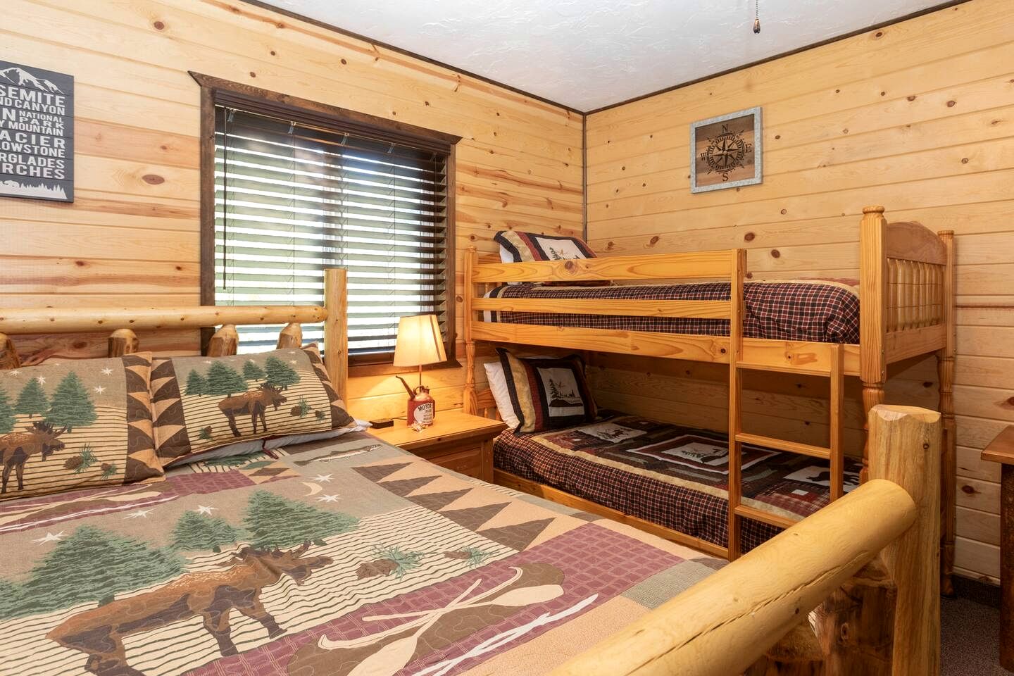Spacious Rustic Cabin with Hot Tub and Game Loft Near Trails in Island Park, Idaho