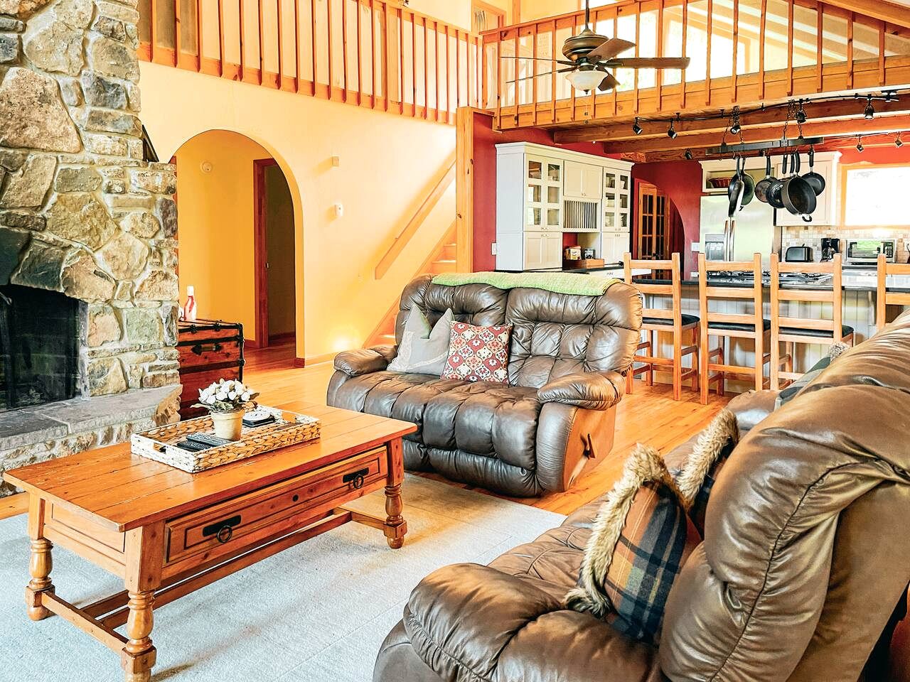 Rustic-Chic Escape with Hot Tub, Fire Pit & Scenic Views in Pine Hill, New York