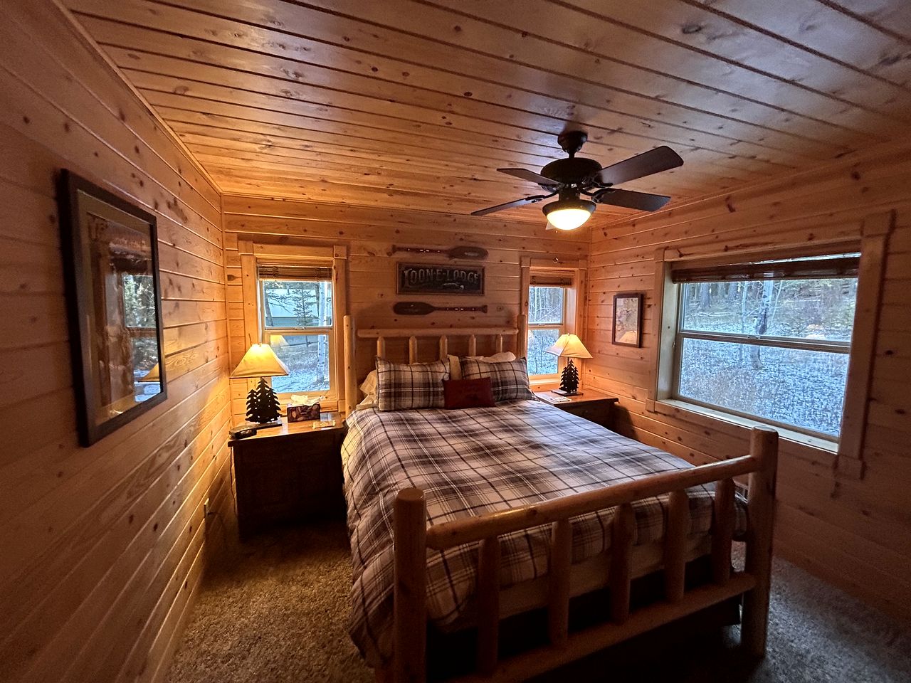 Rustic Family Cabin Nestled Among the Towering Trees in Idaho