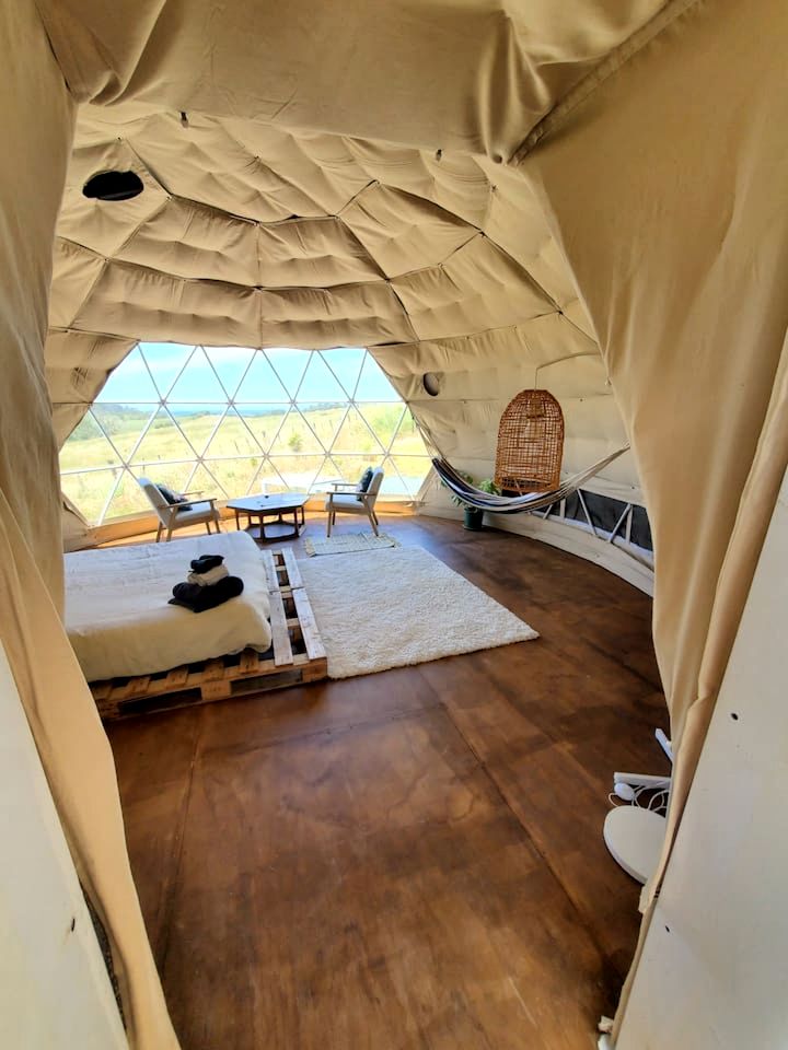 Rustic Glamping Dome in a Rural Setting near Waipu, North Island