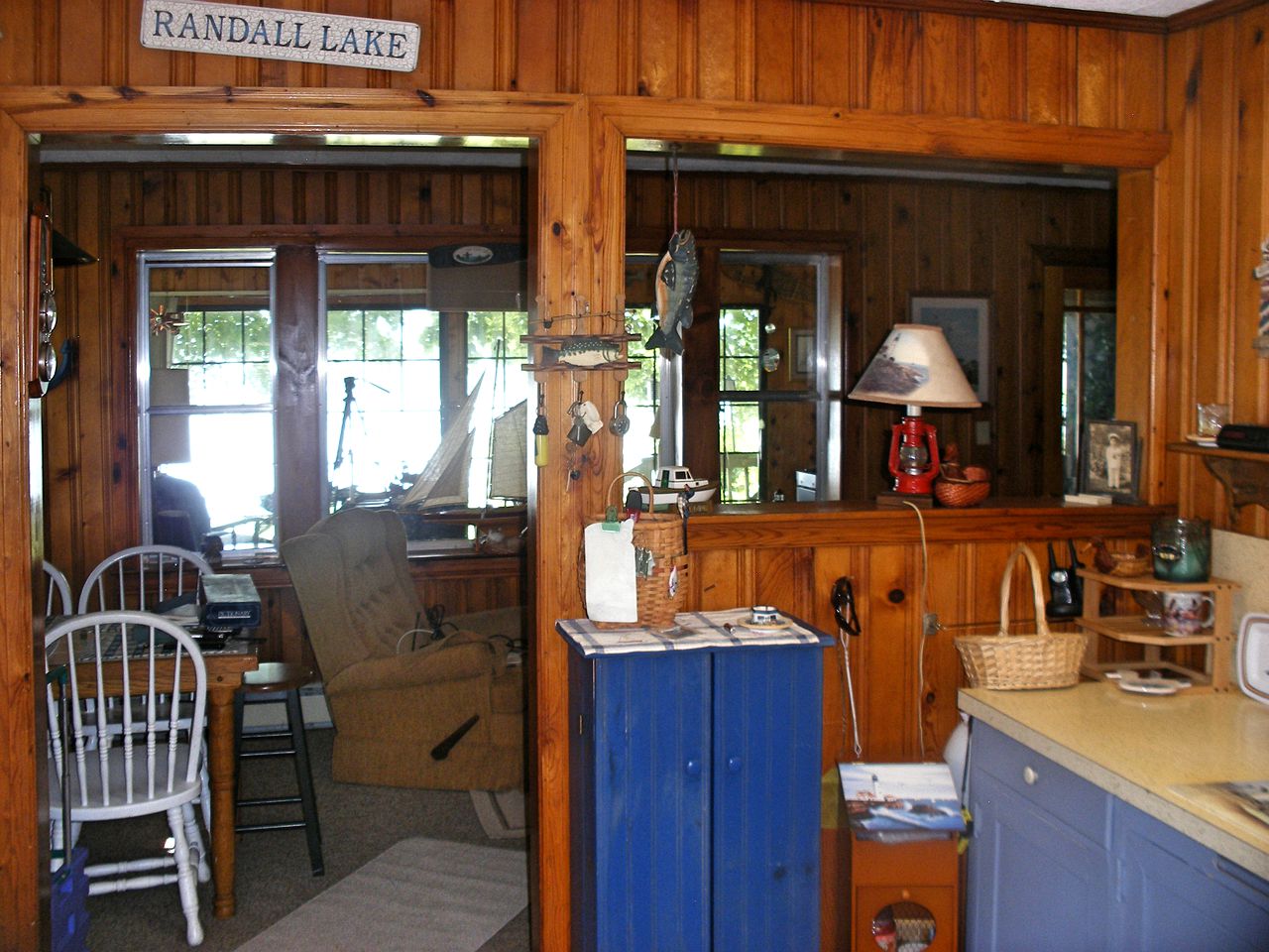 Rustic Lakefront Cottage Rental for Four on Randall Lake, Michigan
