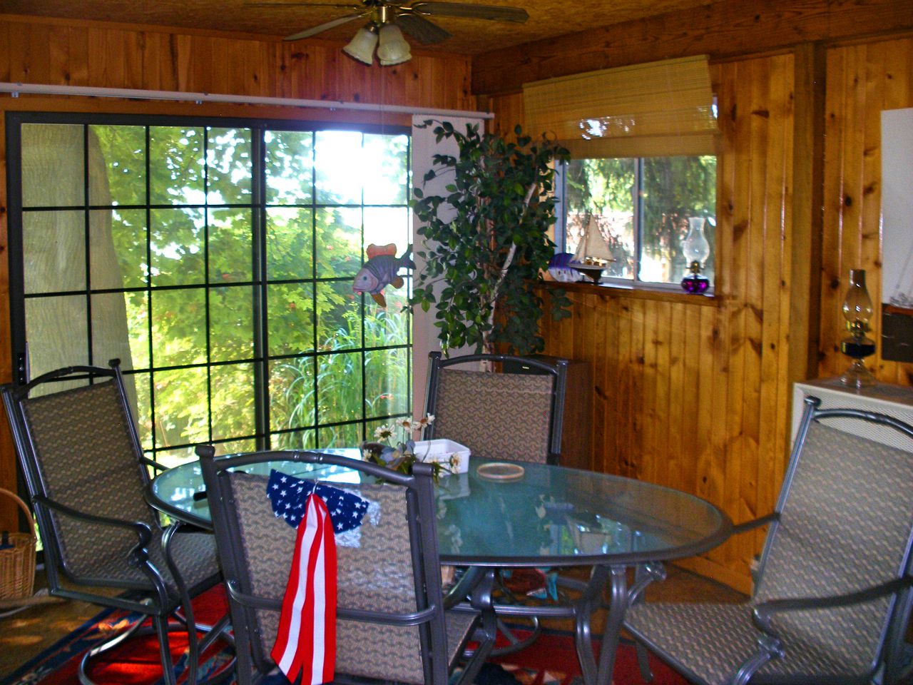 Rustic Lakefront Cottage Rental for Four on Randall Lake, Michigan