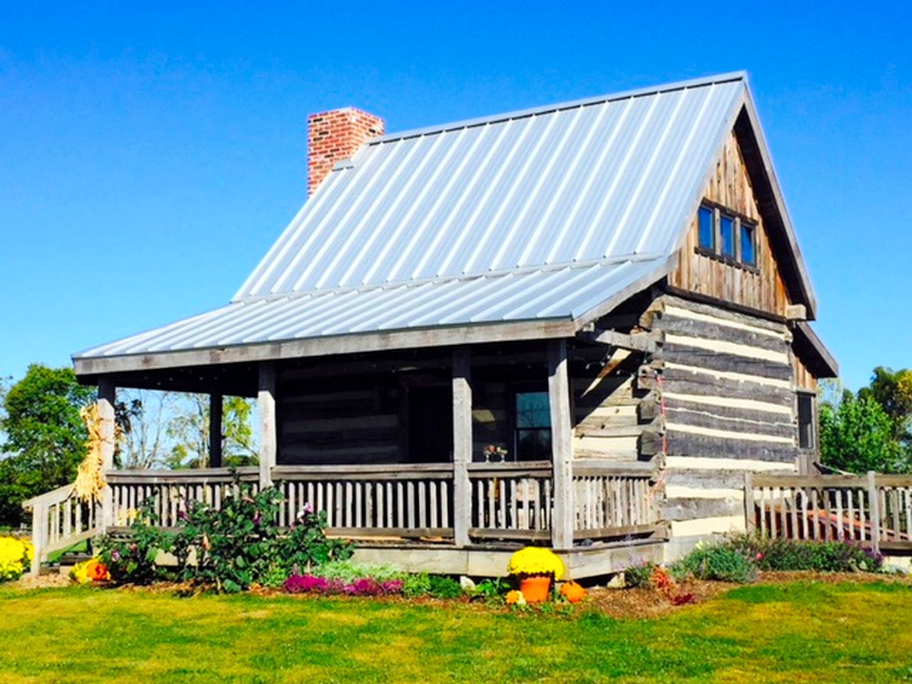 Log Cabin On A Ranch Near Indianapolis Indiana