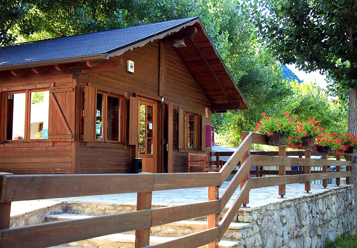 Cabins (Vielha, Catalonia, Spain)