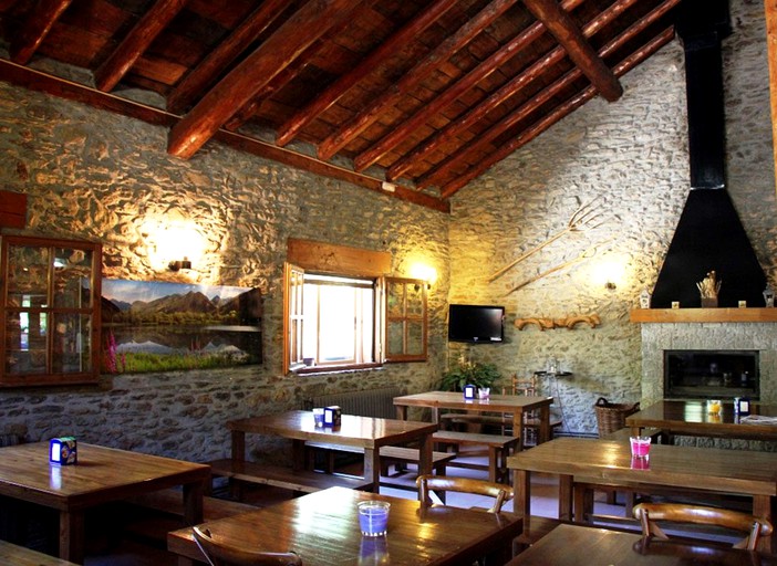 Cabins (Vielha, Catalonia, Spain)