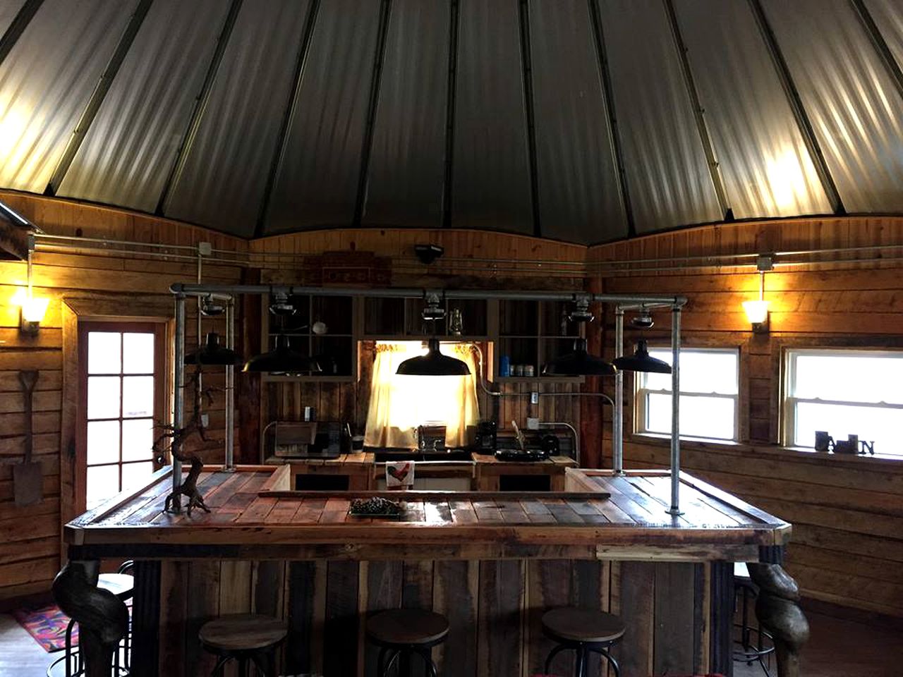 Rustic Octagon-Shaped Cabin for a Glamping Getaway near Huntington, West Virginia