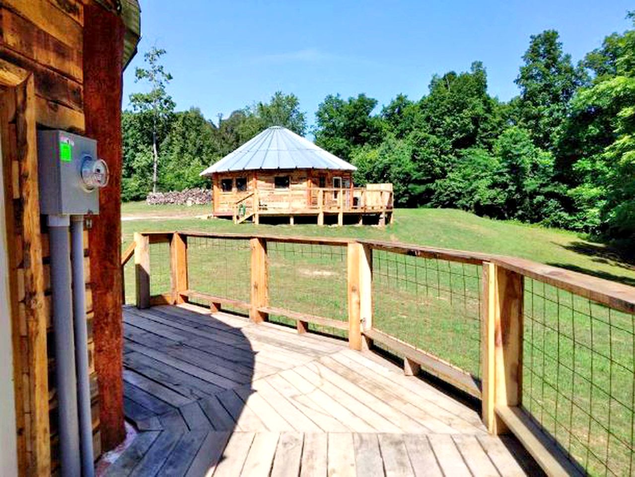 Unique Rustic Yurt Rental for a Peaceful Retreat near Huntington, West Virginia