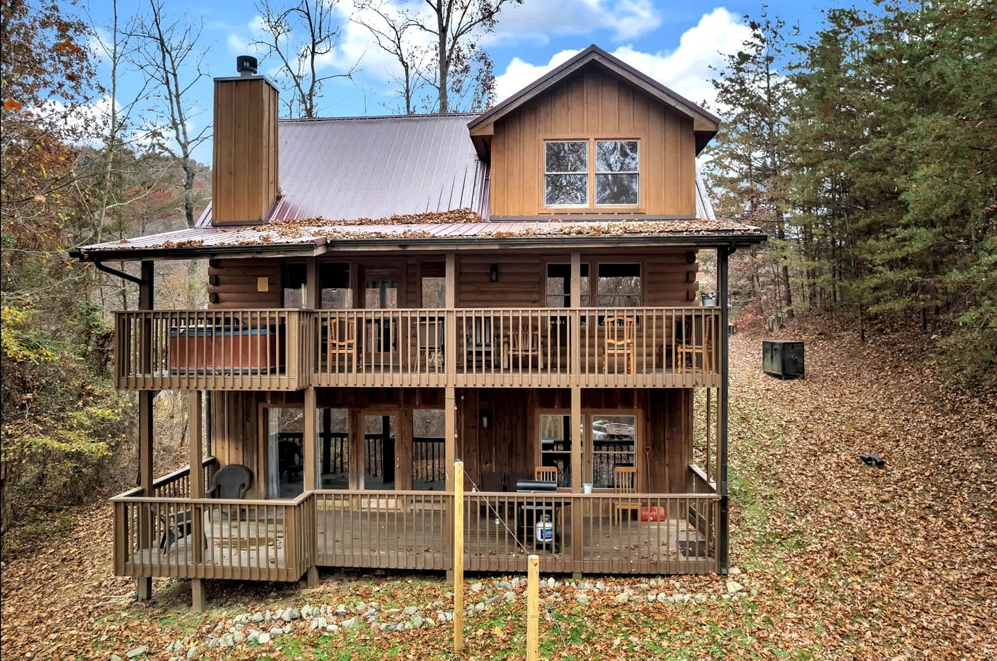 Rustic Smoky Mountain Cabin with Firepit & Game Room near Lake Douglas, Sevierville TN