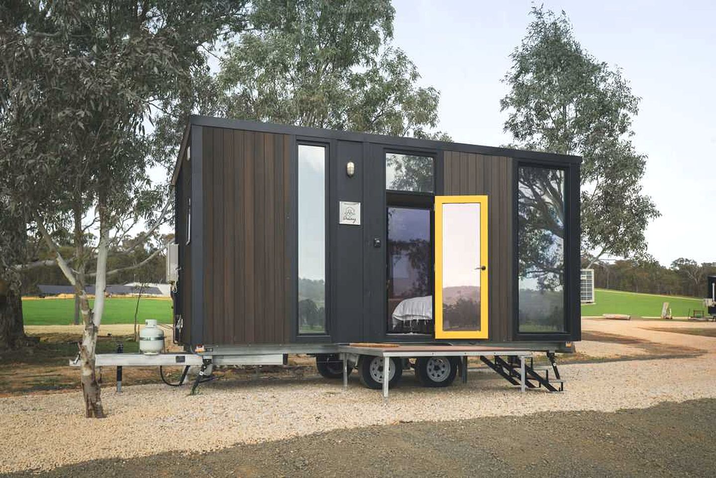 Rustic Tiny House Farm Stay Surrounded by Nature near Pyrenees Wine Region, Victoria