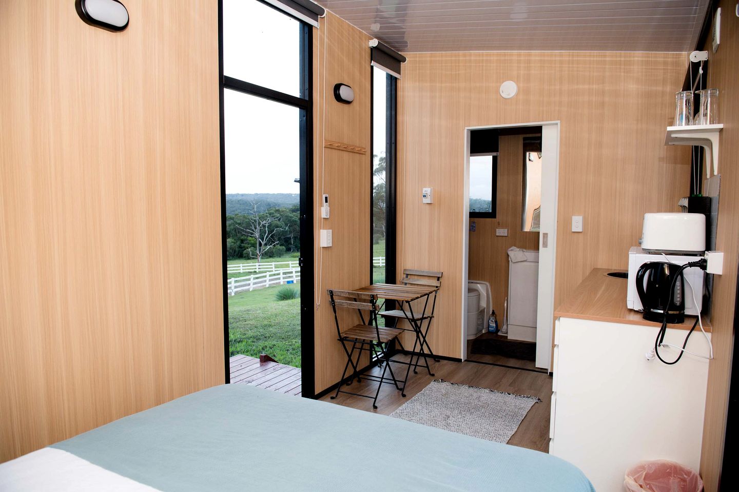 Rustic Tiny House Stay with Horse Encounters near Brisbane Water National Park, Calga NSW