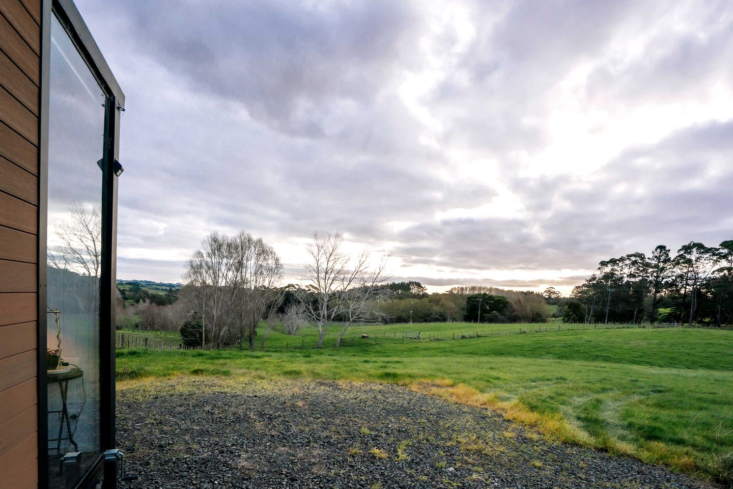 Rustic Tiny House with Outstanding Farmlands Views and Wildlife in North Island, New Zealand