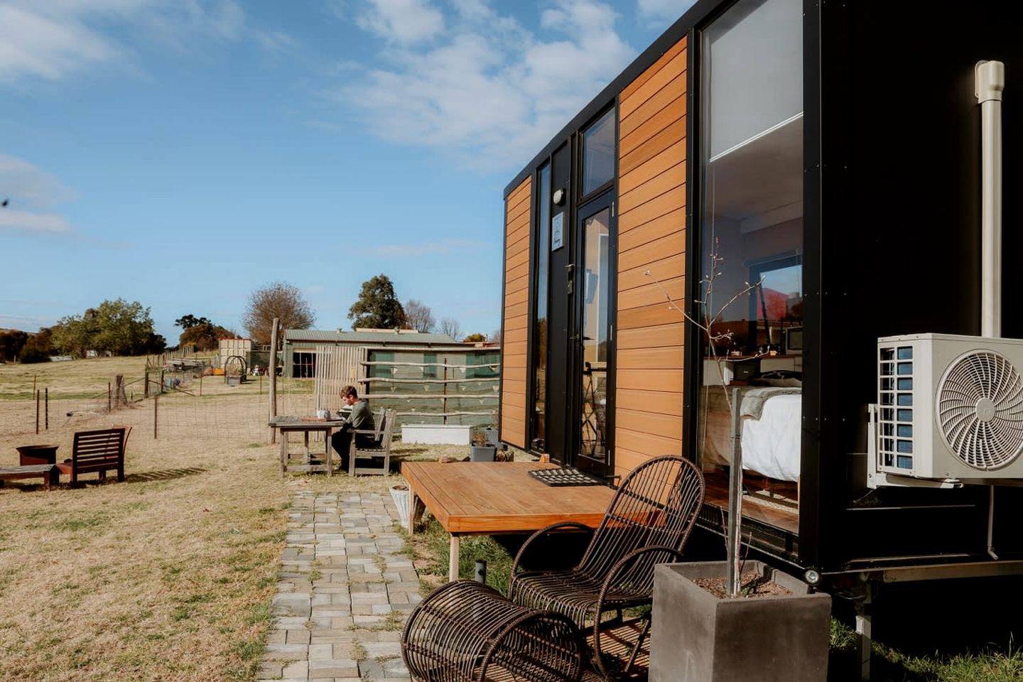 Rustic Tiny House Retreat with Fire Pit in New South Wales, Australia