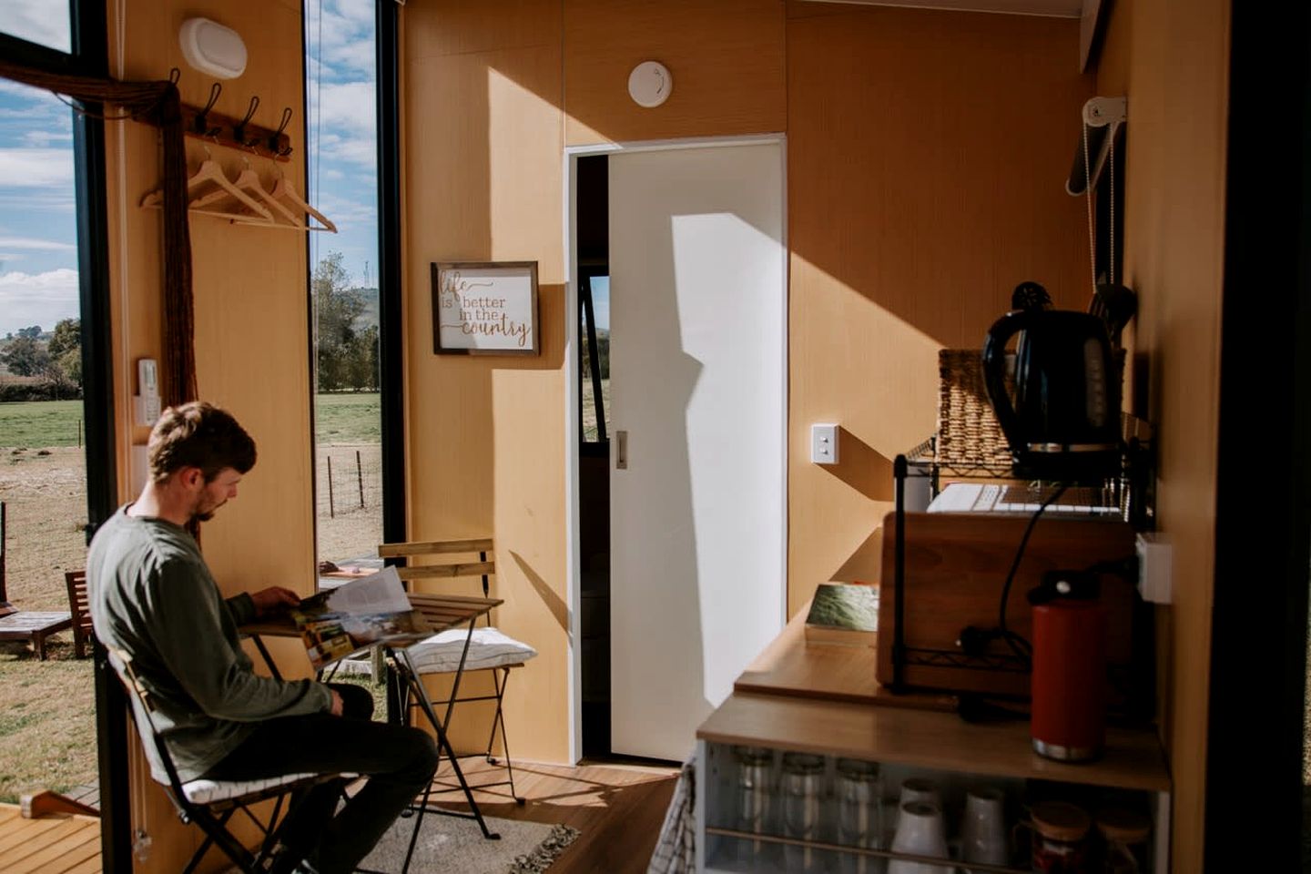 Rustic Tiny House Retreat with Fire Pit in New South Wales, Australia