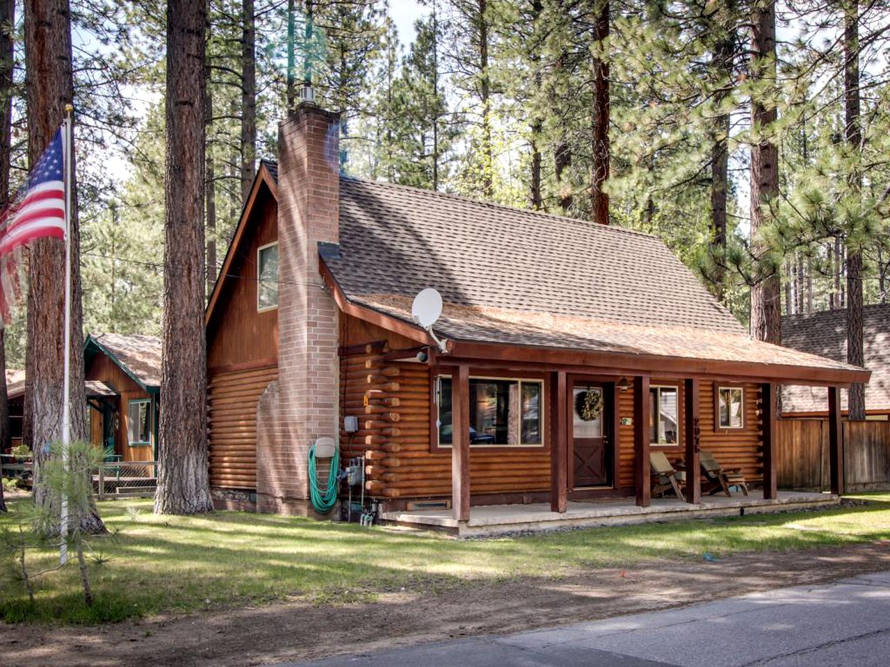 Log Cabin In South Lake Tahoe Calfornia