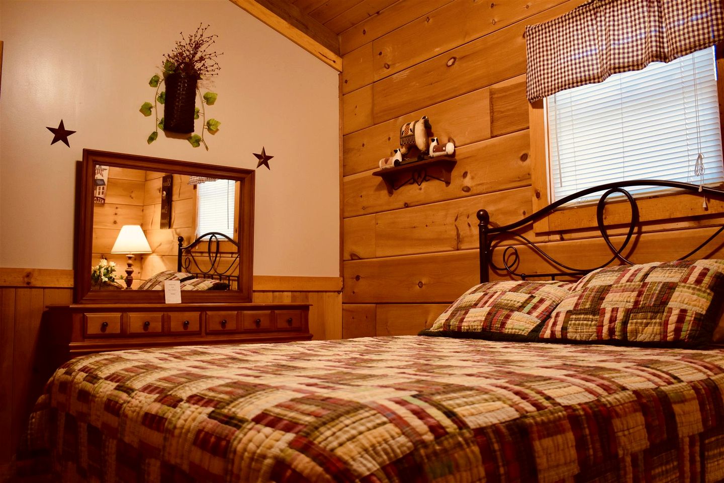 Rustic Wooden Cabin Settled Between Trees in Monterville, West Virginia