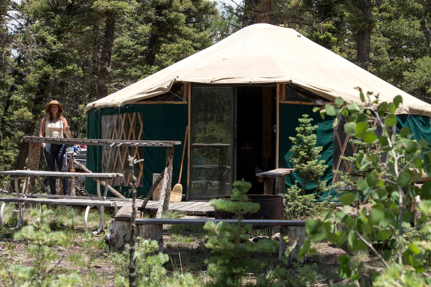 Yurt Red River, New Mexico Glamping Hub