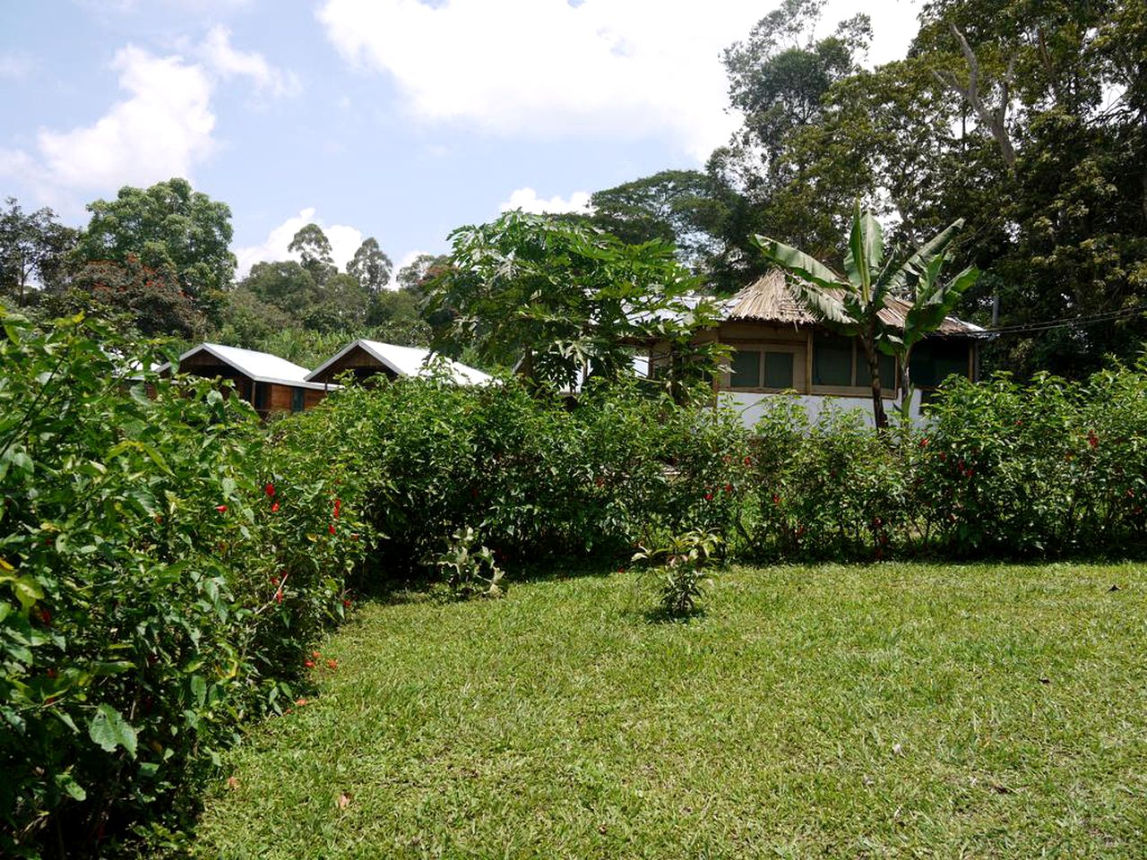 Traditional Hut Rental at Safari Park on Lake Nyabikere in Western Uganda