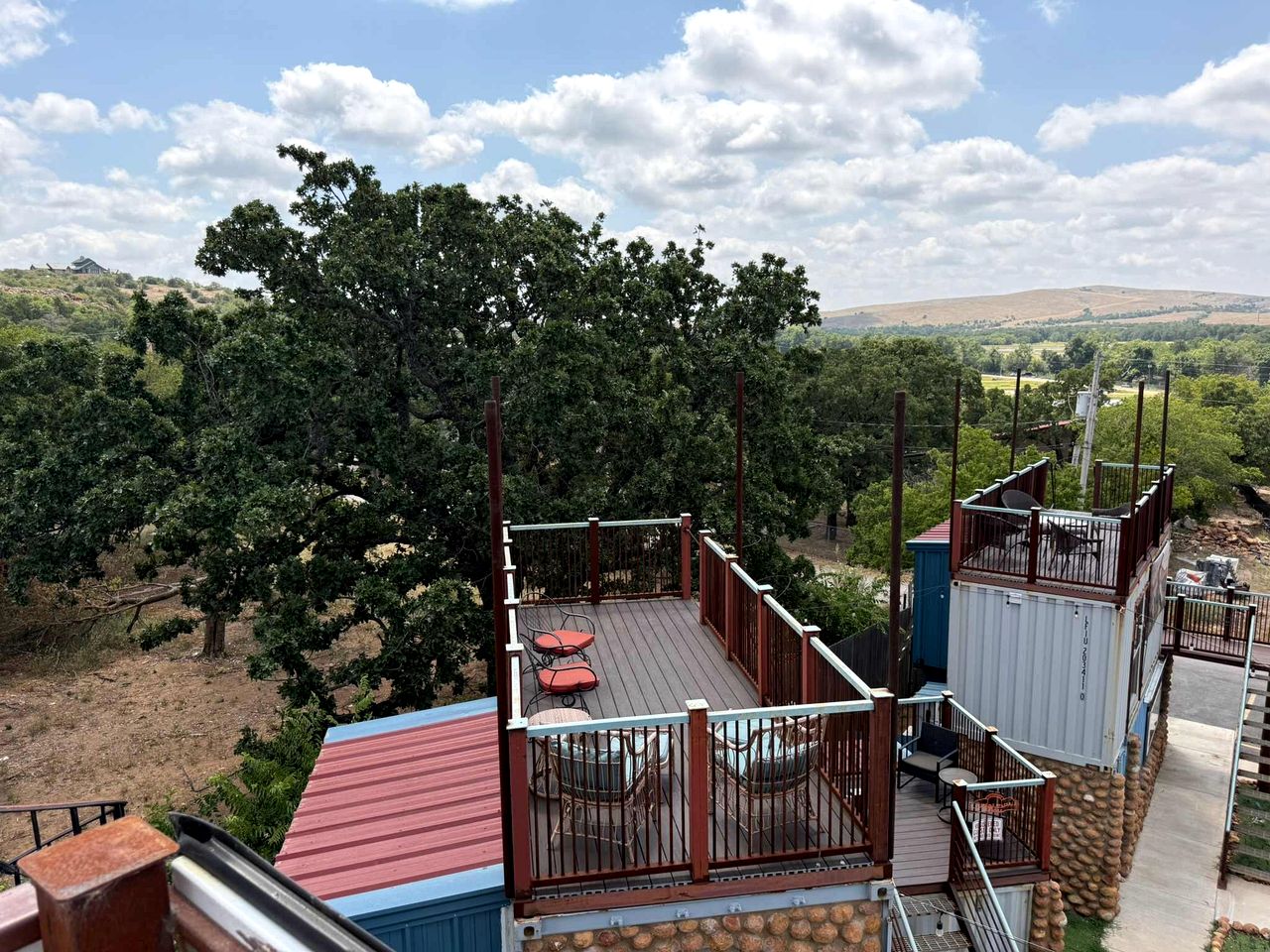 Cozy Tiny House Retreat with Rooftop Deck near Fort Sill in Medicine Park, Oklahoma