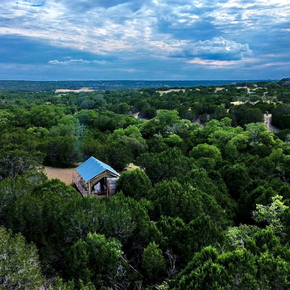 Safari Style Glamping Experience in the Heart of Texas Hill Country, Perfect for Animal Lovers