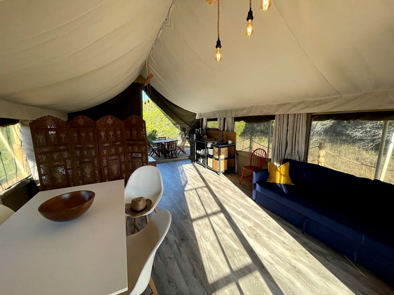 Safari Style Glamping Experience in the Heart of Texas Hill Country, Perfect for Animal Lovers