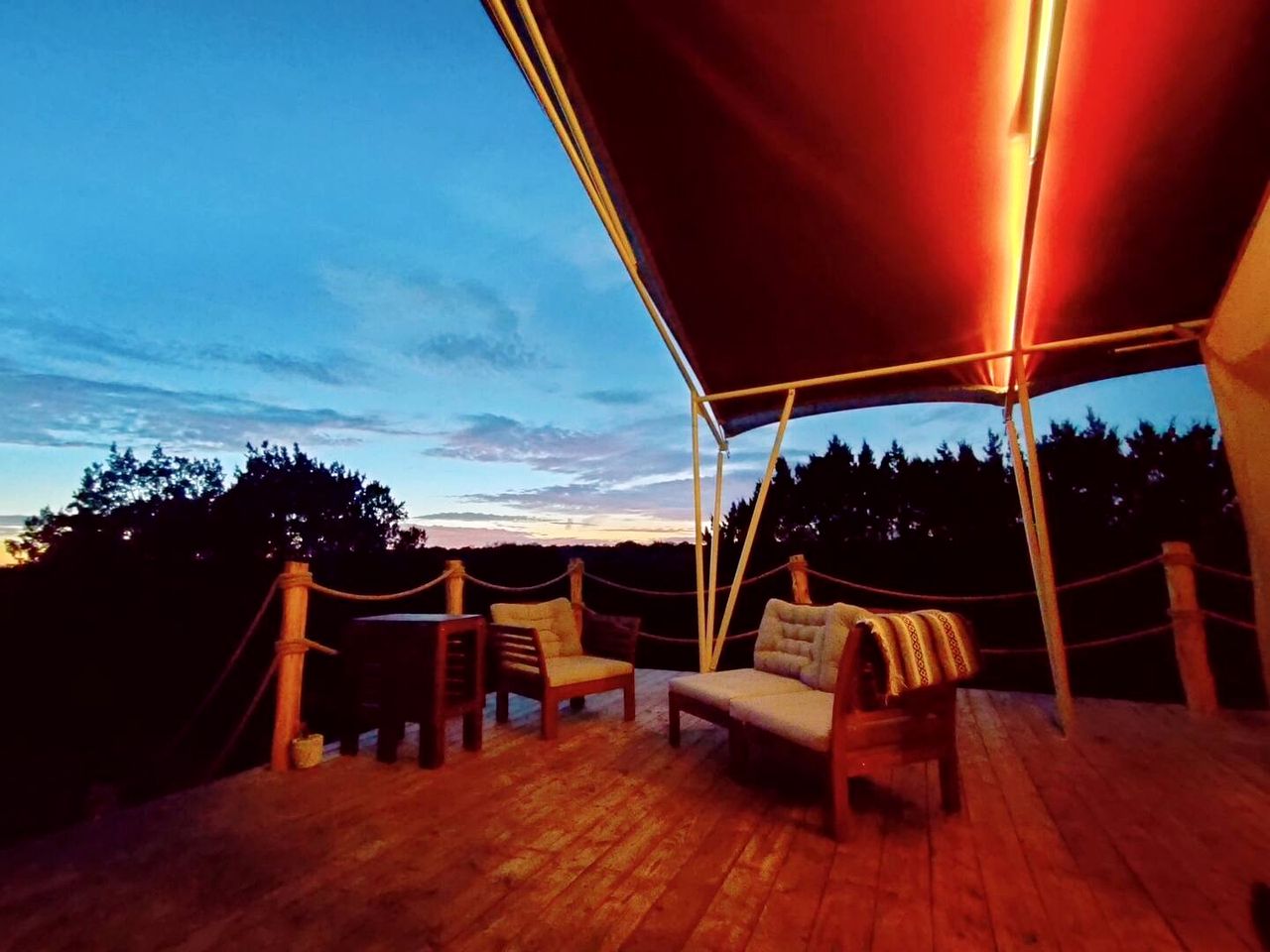 Safari Style Glamping Experience in the Heart of Texas Hill Country, Perfect for Animal Lovers