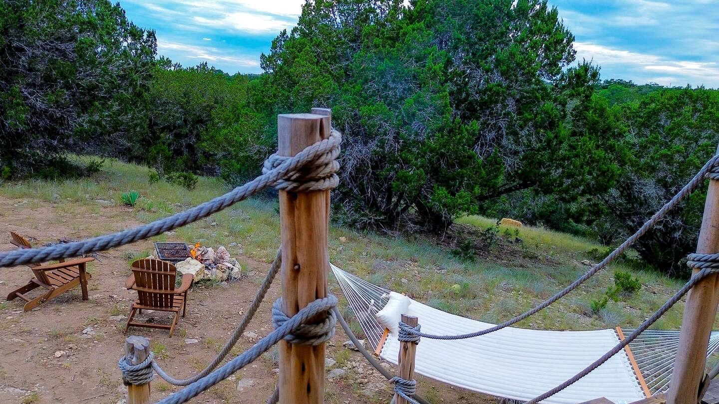 Safari Style Glamping Experience in the Heart of Texas Hill Country, Perfect for Animal Lovers