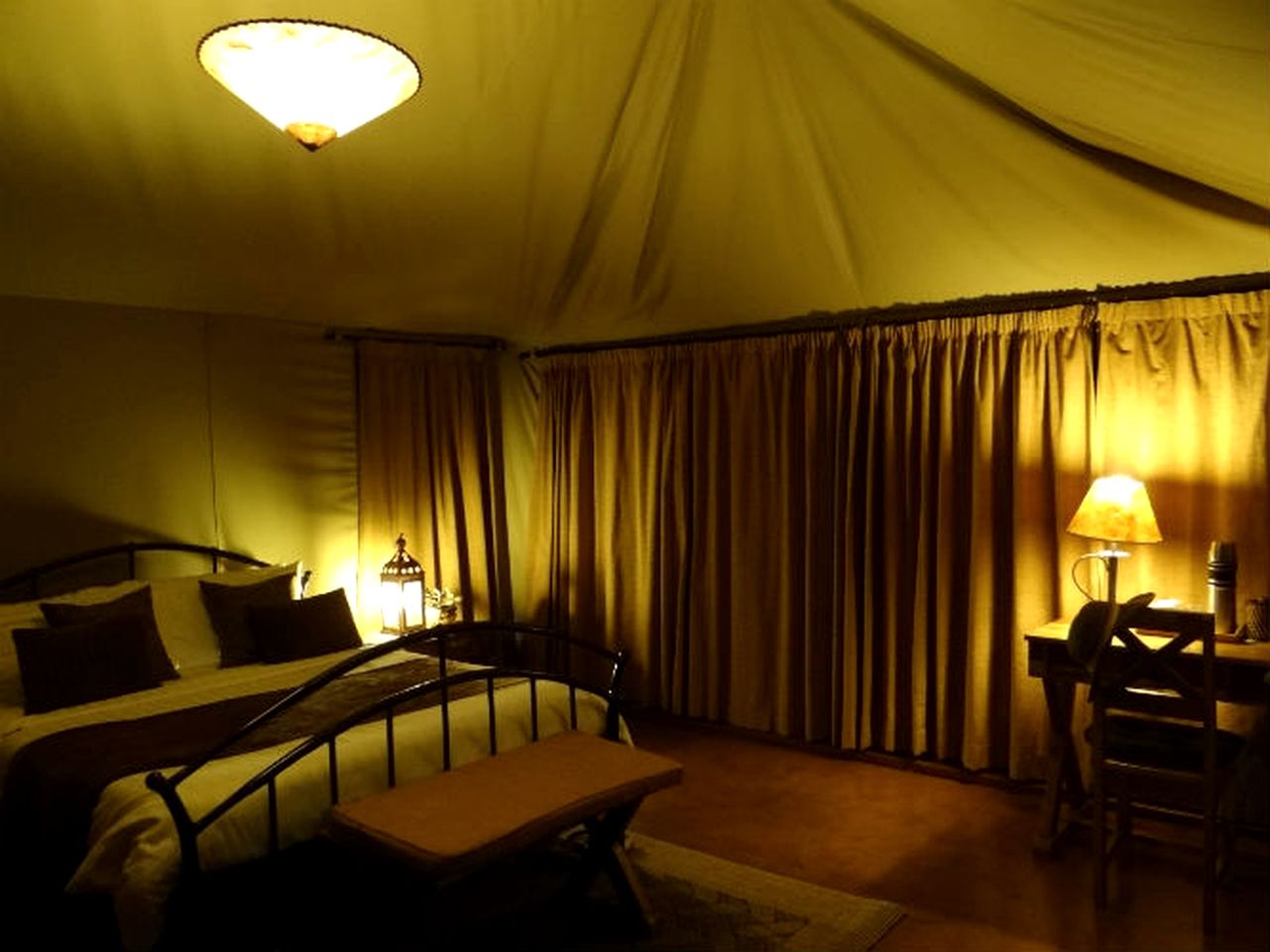 Safari-Style Tents near Meru National Park in Kenya