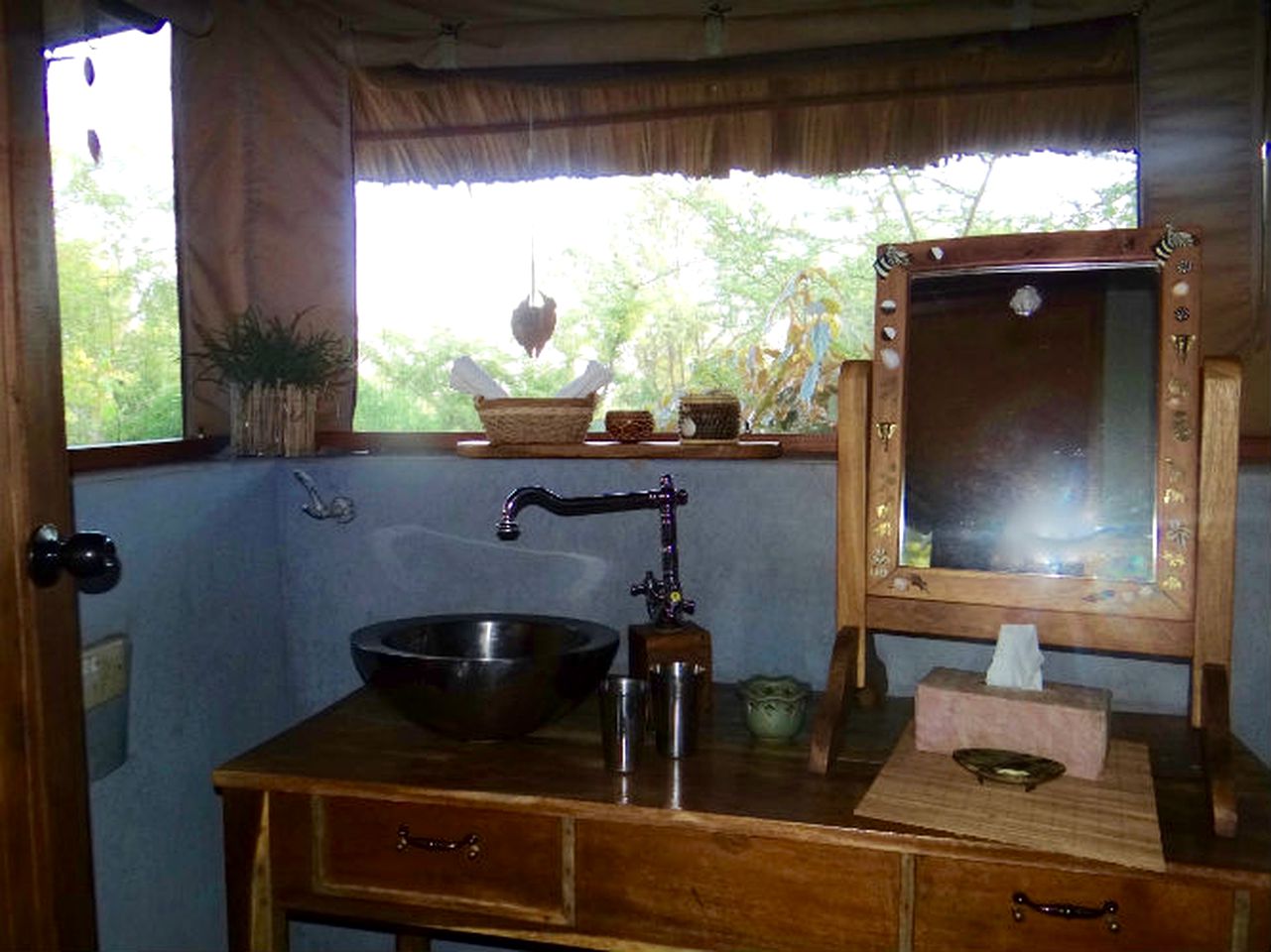 Safari-Style Tents near Meru National Park in Kenya