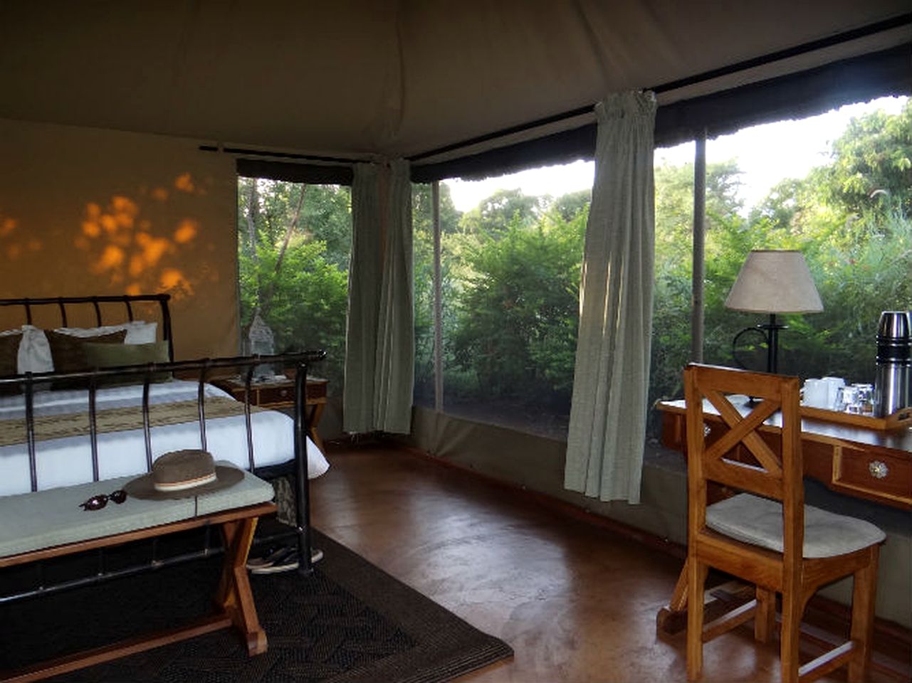 Safari-Style Tents near Meru National Park in Kenya