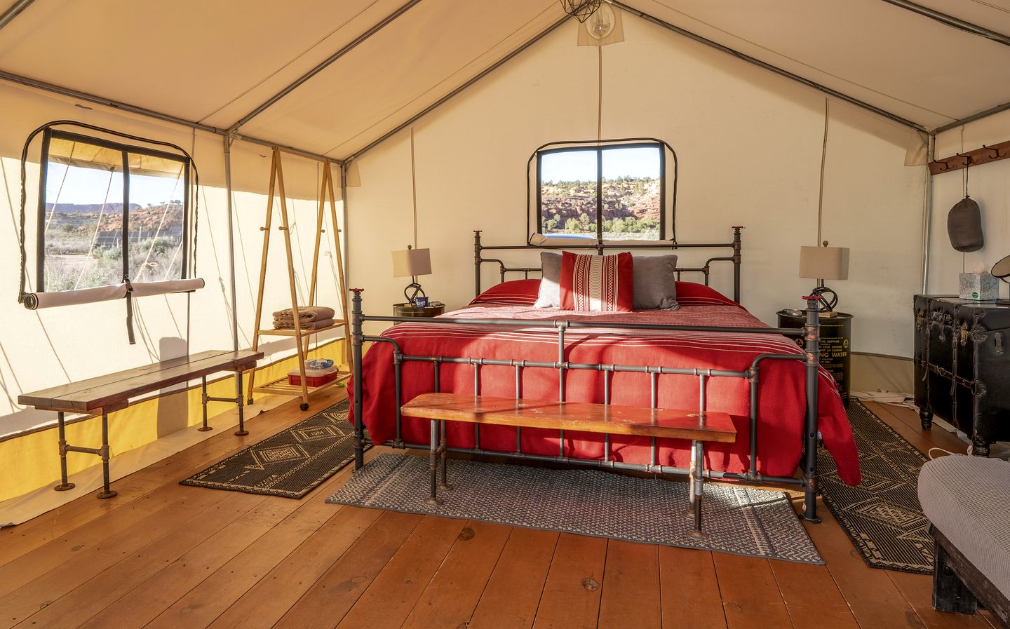 Safari Tent Adventure in Kanab, Utah: A Unique Glamping Experience