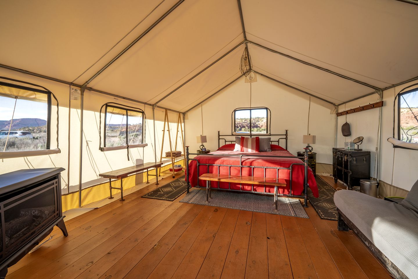 Safari Tent Adventure in Kanab, Utah: A Unique Glamping Experience