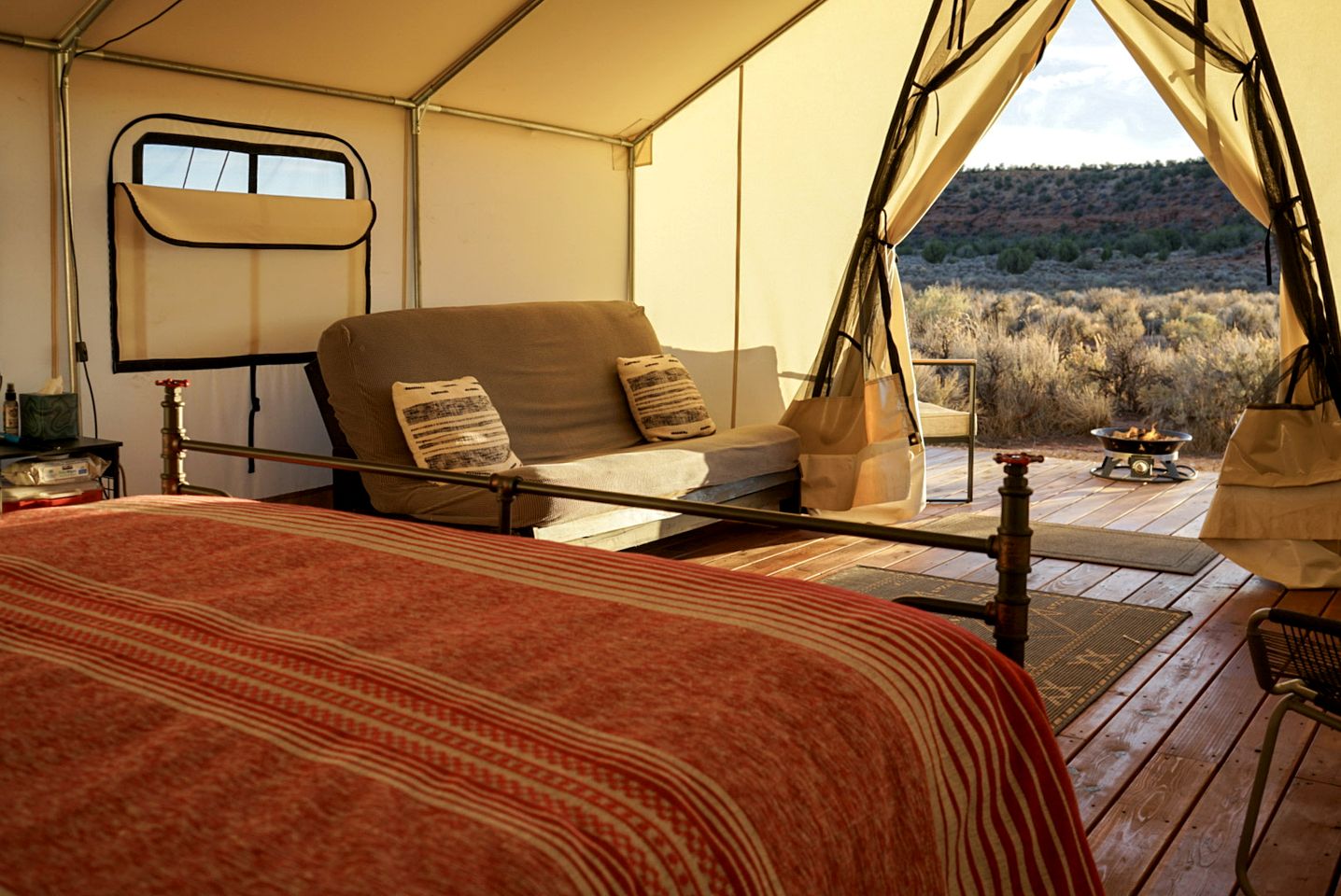 Safari Tent Adventure in Kanab, Utah: A Unique Glamping Experience