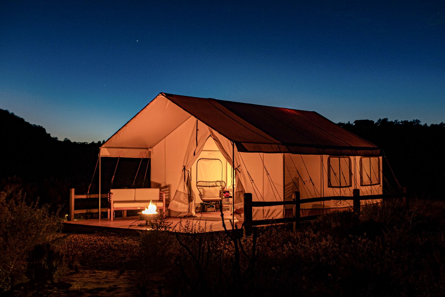 Safari Tent Adventure in Kanab, Utah: A Unique Glamping Experience
