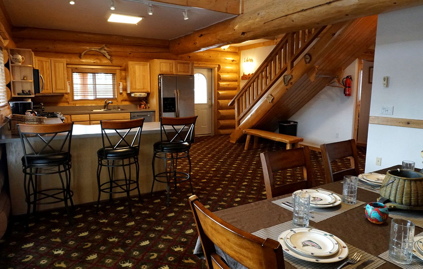 Impressive Log Cabin with Luxurious Jacuzzi in Kenai, Alaska