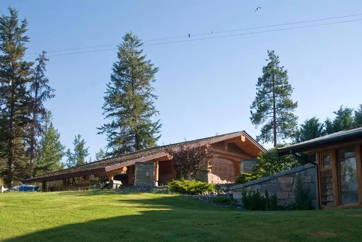 Rustic Waterfront Accommodation near Lac La Hache in British Columbia, Canada