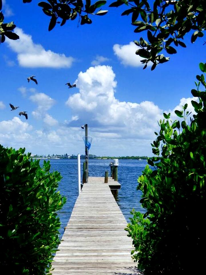 Charming Old Florida Cottage with Private Dock & Sunset Views near Little Gasparilla Island, FL