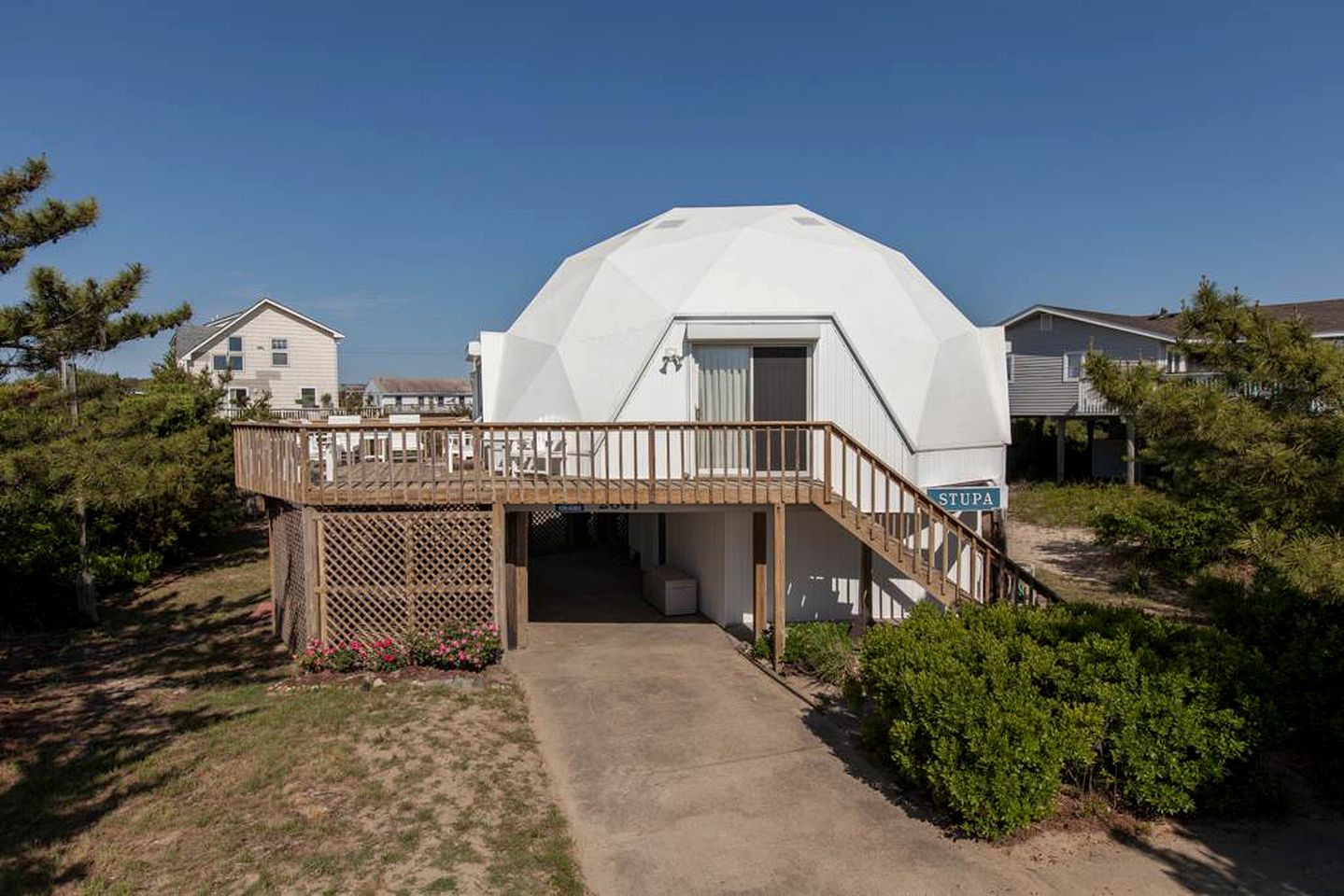 Unique Luxury Dome Rental Steps From Sandbridge Beach in Virginia Beach, VIrginia