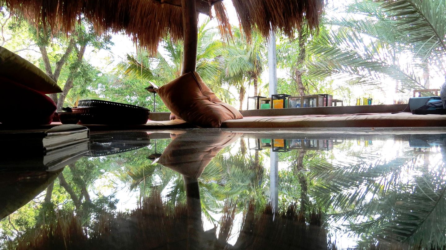 Rustic Glamping Hut with Swimming Pool Access on Resort in Wirawila, Southern Sri Lanka