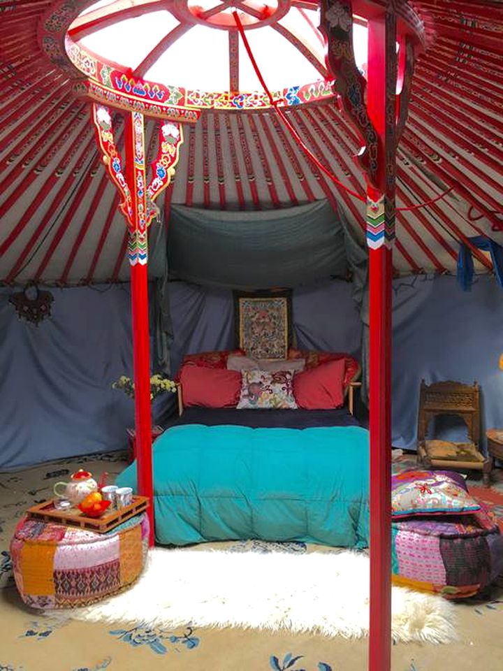 Authentic Mongolian Yurt for a Serene Healing Retreat in Saratoga Springs, New York