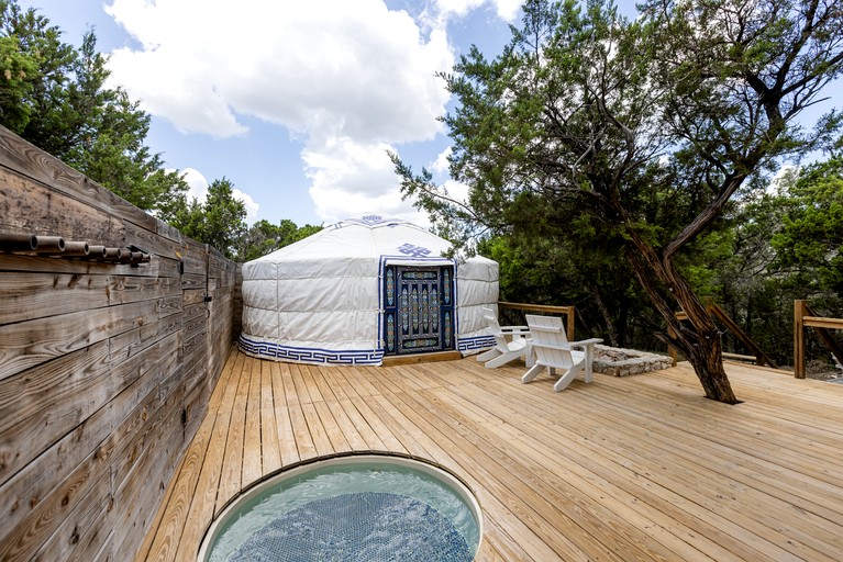 Yurts (United States of America, Wimberley, Texas)