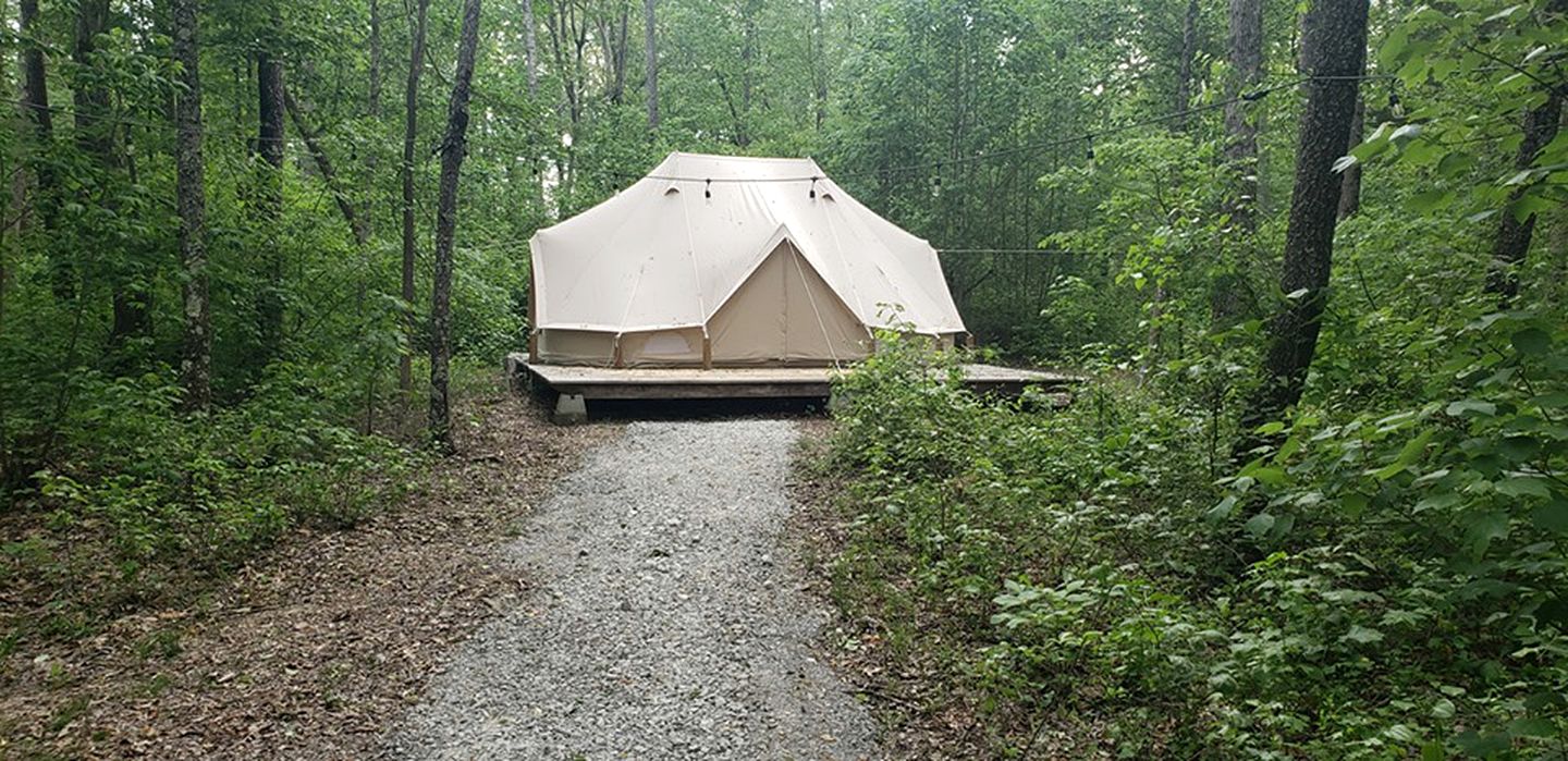 Luxury Tent Morrison, Tennessee Glamping Hub