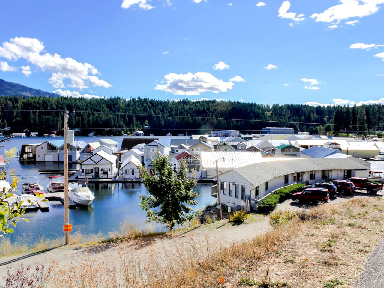 Floating Cabin Lake Pend Oreille, Idaho
