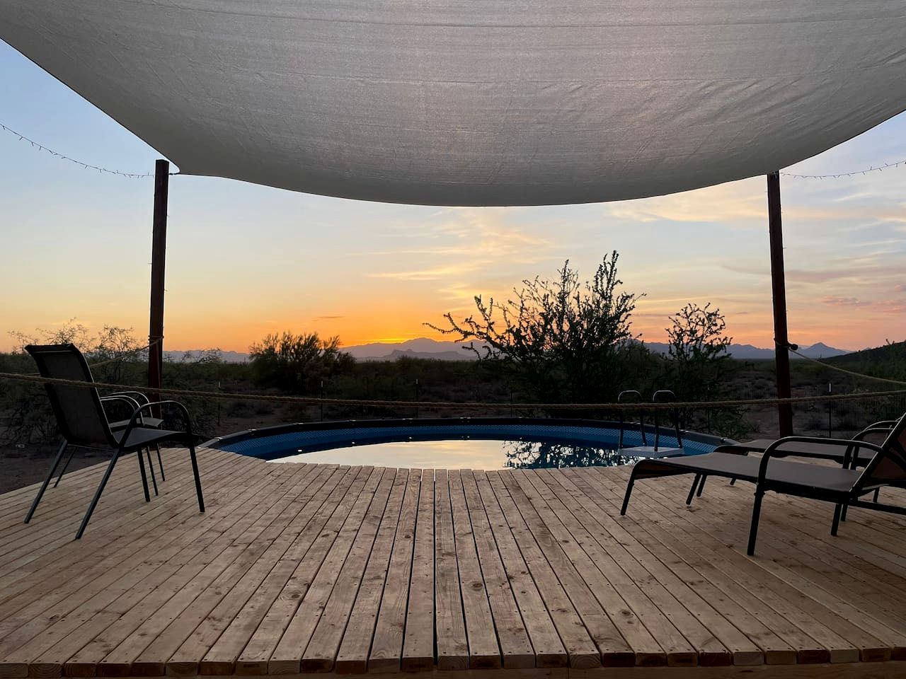 Scenic Desert Ranch Casita with Private Terraces near Saguaro National Park – Marana, Arizona