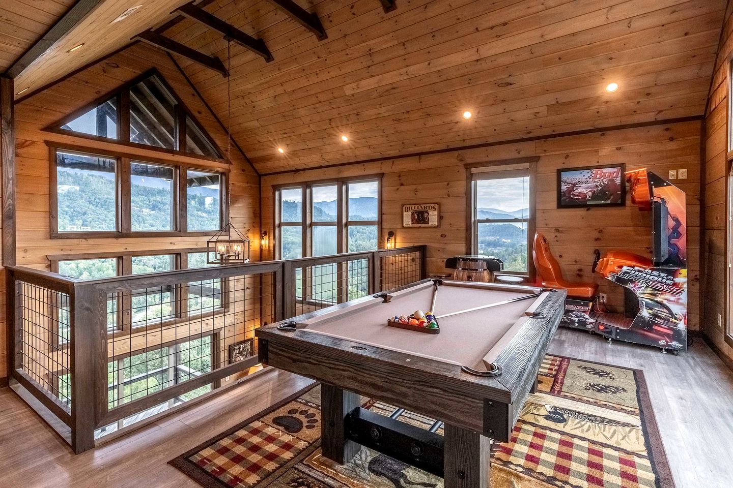 Scenic Smoky Mountain Cabin with Theater & Game Room near Gatlinburg, Tennessee