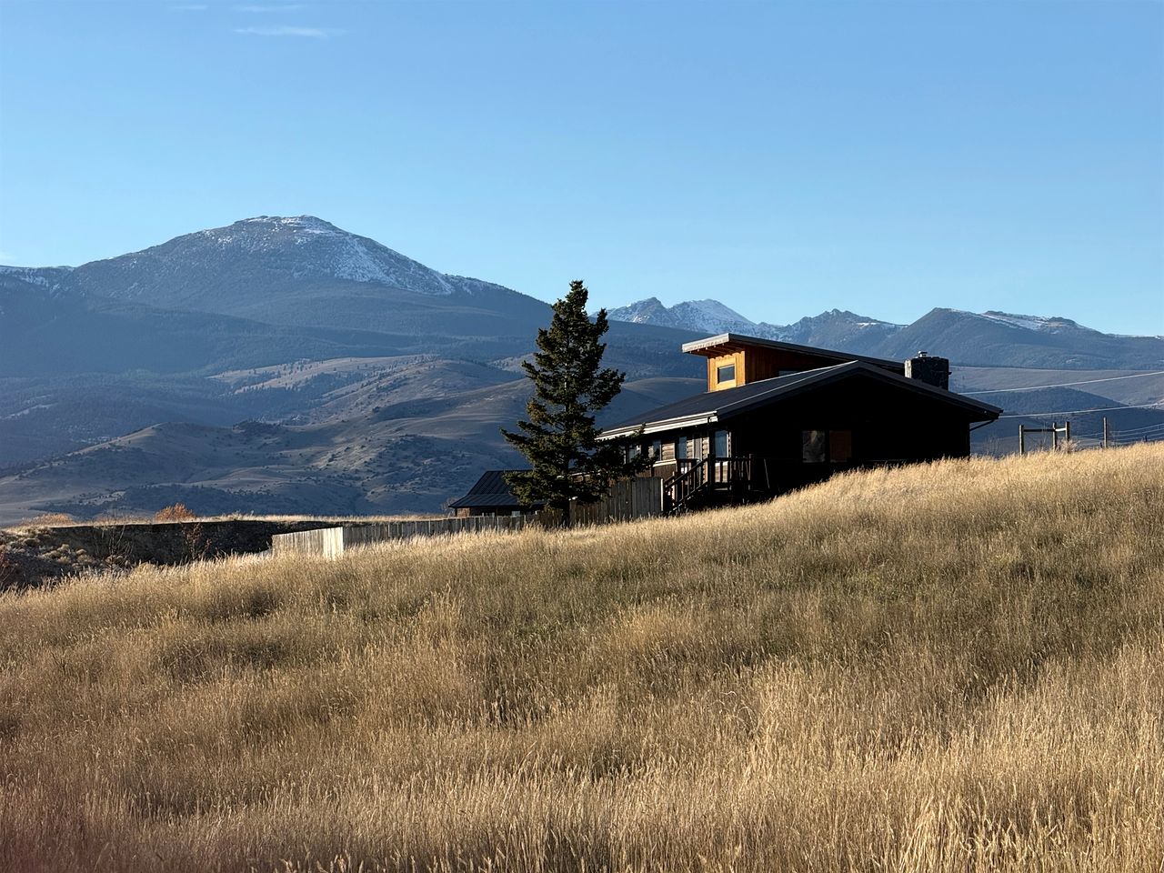 Scenic Vacation Home with Wrap-Around Deck Overlooking Ennis Lake near McAllister, Montana