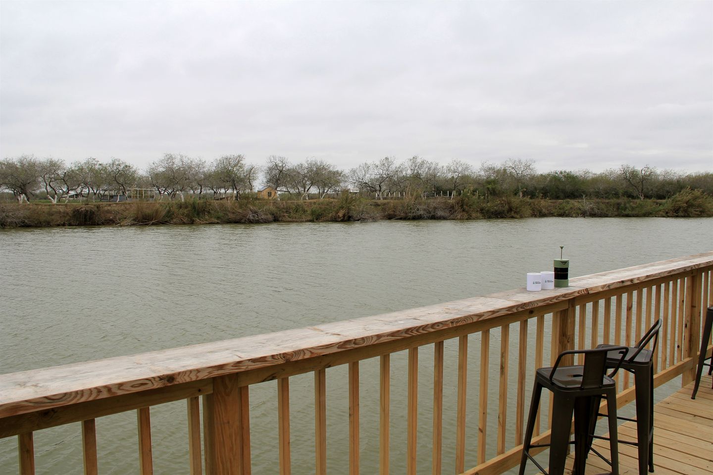 Scenic Waterfront Safari Tent on the Rio Grande near the Gulf of Mexico, Texas