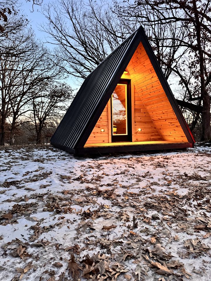 Gorgeous A-Frame with Panoramic Views, Nestled Atop White Oak Ridge, Wisconsin