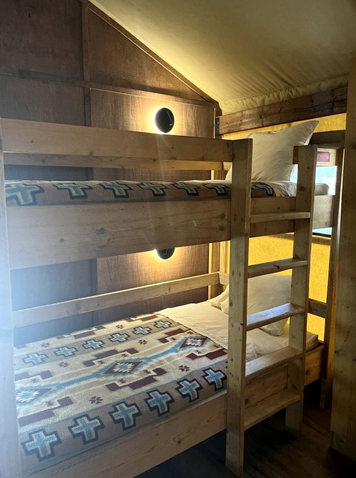Enjoy a Glamping Experience on this Safari Tent Perfect for Groups in Gatlinburg, Tennesse