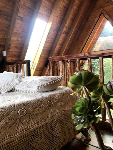 Incredible Lofted A-Frame Nestled Among Nature in Colombia | A-Frames (Tabio, Bogota, Colombia)