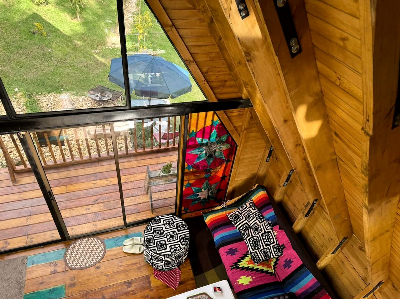 Incredible Lofted A-Frame Nestled Among Nature in Colombia
